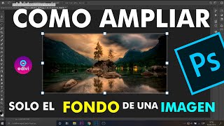 👉Como Ampliar solo el FONDO de una IMAGEN sin deformar la parte central 👍 Photoshop 2020 Tutorial [upl. by Annodal]