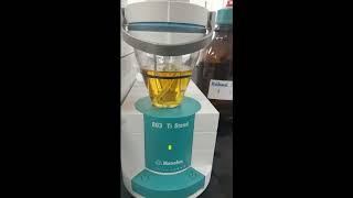 DETERMINE WATER CONTENT IN LUBE OIL USING 870 KF TITRINO PLUS METROHM [upl. by Nylrats454]