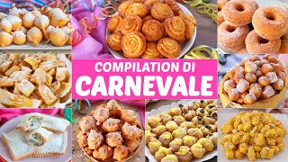 COMPILATION DOLCI DI CARNEVALE  Mille Ricette Facili di Benedetta [upl. by Harmaning]