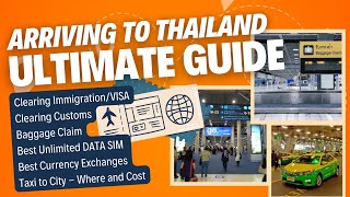 Touchdown in Thailand Navigating Airport Arrival and Immigration Like a Pro [upl. by Togram507]