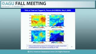 Fall Meeting 2012 Tropospheric Ozone Profiles [upl. by Particia]