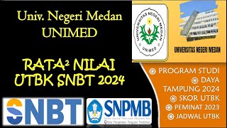 DAYA TAMPUNG  PEMINAT DAN SKOR UTBK MASUK UNIVERSITAS NEGERI MEDAN  UNIMED 2024 [upl. by Myca]