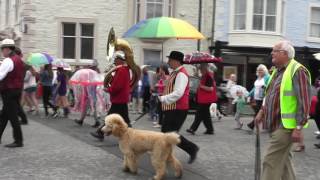 Kirkcudbright Jazz Festival 2016 Brolly Parade [upl. by Ayel]