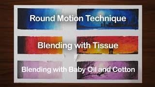 How to Blend Oil Pastels  Three Awesome Blending Techniques [upl. by Zullo]