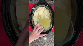 Cherry Pineapple Cake in the crockpot 🍒 yummy easyrecipe easydessert [upl. by Noiek]