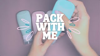 ASMR packing my gym bag  no talking  refilling bottles and toiletries [upl. by Farand5]