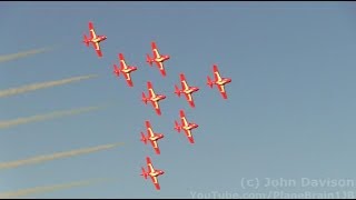 2017 Airshow London Twilight Show  RCAF Snowbirds [upl. by Ardnod]