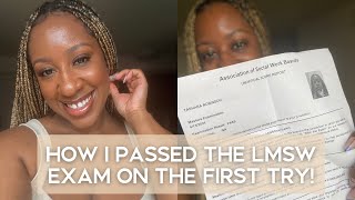 How I passed the LMSW Exam on the First Try [upl. by Nicks]