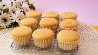 Cupcakes de Vainilla  CUPCAKES PERFECTOS  ALE HERVI  cocina conmigo [upl. by Tom]