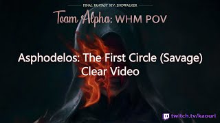 FFXIV P1S WHM POV Clear Video  Asphodelos The First Circle Savage [upl. by Maller]