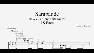 Sarabande BWV 997 2nd Lute Suite [upl. by Paige512]