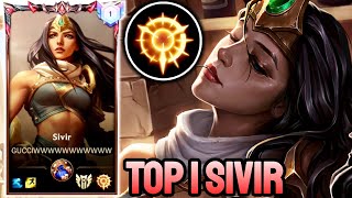 WILD RIFT SIVIR  TOP 1 SIVIR GAMEPLAY  GRANDMASTER RANKED [upl. by Warren382]