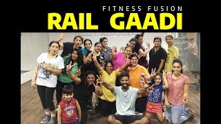 Rail Gaddi Song Dance Fitness  Saddi Rail Gaddi Aayi  Bollywood Workout  FITNESS DANCE With RAHUL [upl. by Nickey]