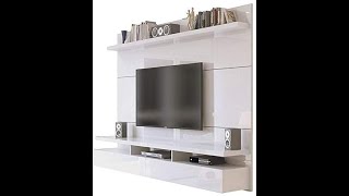 DIY TV MOUNTING GUIDE Manhattan Comfort entertainment center From AmazonWayfair [upl. by Luwana]