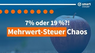 Das geht alle an MehrwertsteuerChaos  7 oder 19 Mehrwertsteuer Deutschland erklärt [upl. by Lilah]