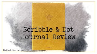 Scribble amp Dot value for money bullet journal dot grid notebook review [upl. by Cromwell]