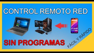 Controla remotamente tu Computadora en tu red sin programas windows 10 pro fácil y rápido [upl. by Wyndham]