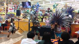 Calpulli Tonalehqueh Dancers at Newark Store [upl. by Anawal]