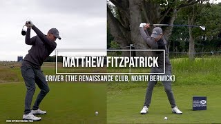 Matthew Fitzpatrick Golf Swing Driver FO amp DTL ASI Scottish Open July 2019 [upl. by Durham]