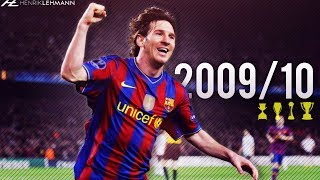 Lionel Messi ● 200910 ● Goals Skills amp Assists [upl. by Anneis631]