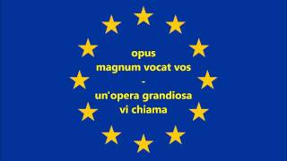 Inno europeo traduzione  Anthem of Europe [upl. by Islaen]