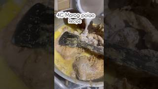 Morog polao homemade cooking foryou [upl. by Yemrots]