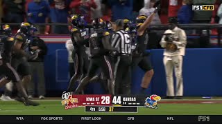 Kansas GAME SEALING Pick Six vs Iowa State  2024 College Football [upl. by Eagle]