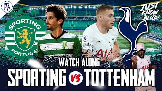 Sporting CP 20 Tottenham  CHAMPIONS LEAGUE LIVE Watch Along with EXPRESSIONS [upl. by Tahmosh]