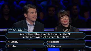 Jason Ritter amp Natasha Leggero Ask The Host on Who Wants to Be a Millionaire [upl. by Connor22]