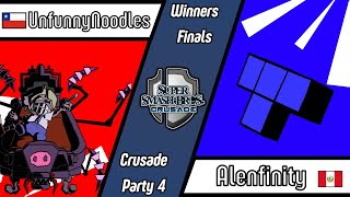 Crusade Party 4  Unfunny Porky vs Alenfinity Tetromino  SSBC Winners Finals [upl. by Atikam]