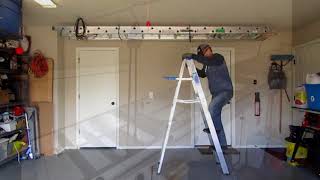 Extension Ladder Storage System  December 31st 2017 [upl. by Muna]