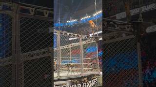 Becky Lynch off the Cage  War Gamaes 2023 [upl. by Naghem]