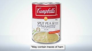 THE CATCH CAMPBELLS PEA amp HAM SOUP  The Checkout  ABC1 [upl. by Aihsiyt]