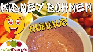 Kidney Bohnen Hummus 😋 Rezept in Vegan [upl. by Akinorev]