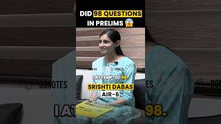 SRISHTI DABAS UPSC Topper 2023  IASExam99notes SrishtiDabas rank6 srishtidabas [upl. by Aleet]