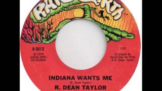 R Dean Taylor  Indiana Wants Me single edit alternate stereo mix [upl. by Margi652]