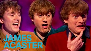 james acaster being james acaster on mock the week Featuring James Acaster [upl. by Ecnatsnoc]