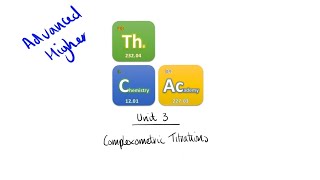 Advanced Higher Chemistry  Complexometric Titration Calculations [upl. by Olin]