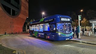 Metrobus Route 100 To Redhill Park 25  Wright GB Kite Hydroliner 109m [upl. by Aliuqehs]