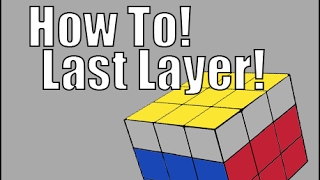 How to Solve a 3x3x3 Rubiks Cube Easiest Tutorial Last Layer [upl. by Mizuki]