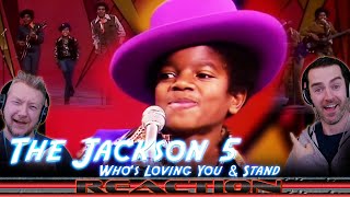 Whos Loving You amp Stand The Jackson 5 REACTION The Ed Sullivan Show [upl. by Lebazi]