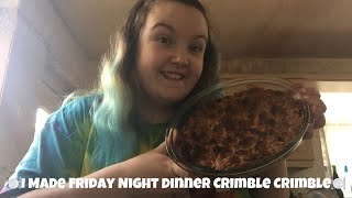 I Made Crimble Crumble From Friday Night Dinner  BAKING [upl. by Eerehc]