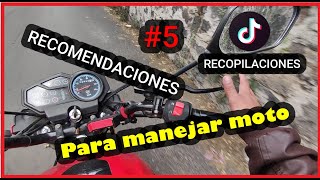 ✅¡Como manejar MOTO estándar desde cero FÁCIL por primera vez recopilación 🏍️ [upl. by Kape672]