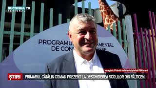 Primarul Catalin Coman prezent la deschiderea scolilor din Falticeni [upl. by Silrac]