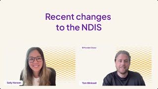 Recent changes to the NDIS Webinar [upl. by Fugate]