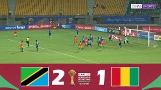 Tanzanie contre Guinée 21  Éliminatoires AFCON 2025  Résumé de Match [upl. by Elyak]