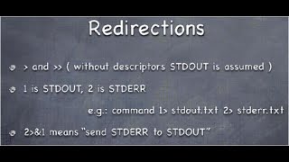 Redirection in LINUX stderr stdinput stdout [upl. by Schell432]