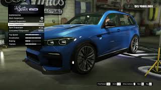 GTA V Ultimate Ubermacht Rebla GTS Customization BMW X5  From Stock to Stunning [upl. by Eimak]