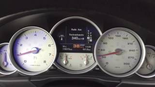 Porsche Cayenne Turbo 0100 kmh acceleration [upl. by Gundry]