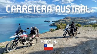 Carretera Austral Chilena  Capillas de Mármol  Viaje en Moto XRE 300 [upl. by Eniamart302]